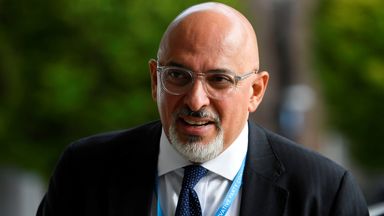 Britain's Secretary of State for Education Nadhim Zahawi walks to the conference venue where the annual Conservative Party Conference is taking place, in Manchester, Britain, October 4, 2021. REUTERS/Toby Melville  